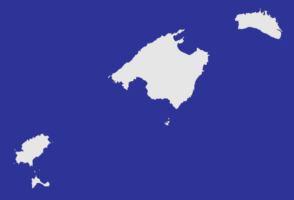 Mapa de les Illes Balears